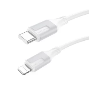 Cablu Borofone BX101 Creator PD charging data cable iP (1m) [White]